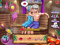 Ice Queen Sauna Flirting