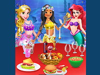 Princesses Turn Into Mermaid