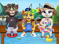 Cats Go Fishing