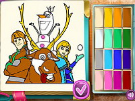 Frozen Coloring Book | Free Online Kids Games | Minigames